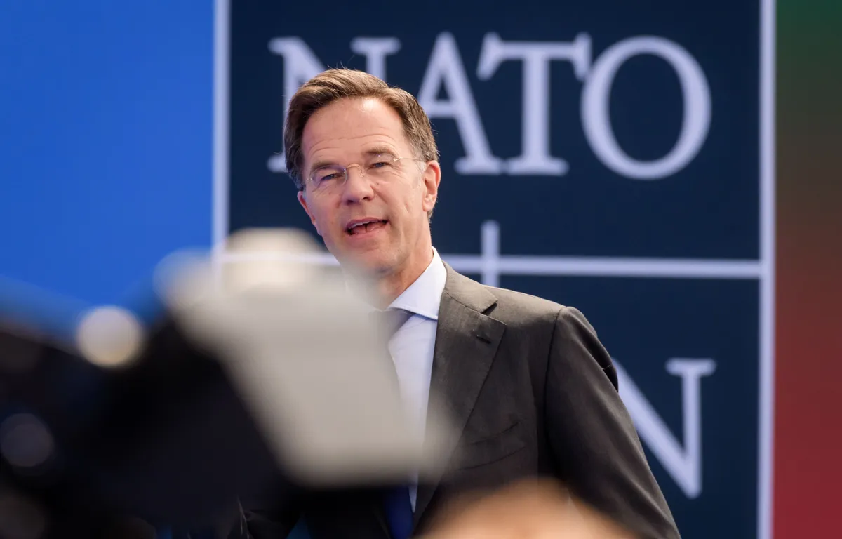 Filmpje! NAVO-topman Mark Rutte: "Oekraïne wordt lid van NAVO, dat hebben we besloten in Washington"