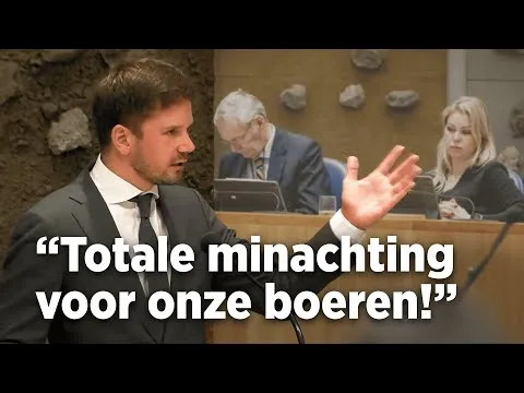 -Video- Gideon van Meijeren (FVD) sloopt hypocriete boerenslopers BBB: "Totale minachting van onze boeren!"