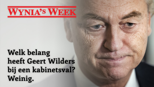 Wilders heeft (bijna) even weinig belang bij een kabinetsval als Omtzigt VIDEO! PODCAST! - Wynia's Week