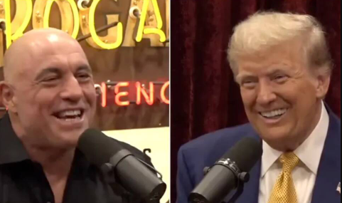 De Amerikaanse podcaster Joe Rogan adviseert om op Trump te stemmen. Tot die overtuiging kwam hij na een interview met Elon Musk | E.J. Bron