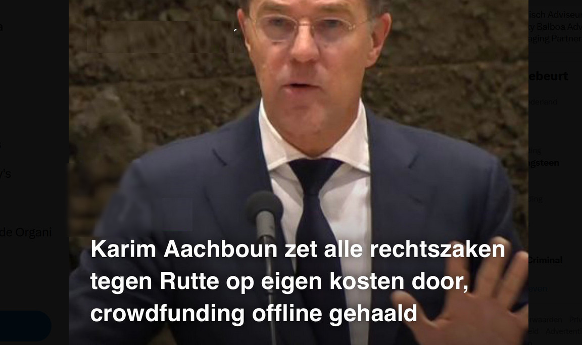 Ontwikkelingen Aachboun vs. Rutte: HET GAAT DÓÓR!! – WantToKnow.nl