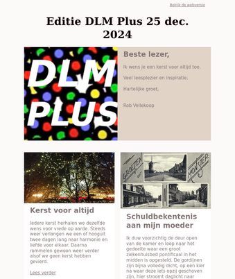 DLM Plus Editie 25 dec. - Kerst voor altijd